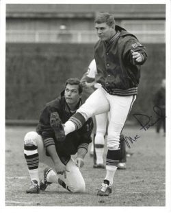 AUTOGRAPHED MAC PERCIVAL 8x10 Chicago Bears Photo