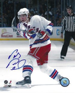 Autographed PETR PRUCHA 8X10 New York Rangers Photo