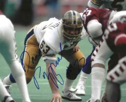 Autographed DAVE PUZZUOLI 8X10 Pitt Panthers Photo