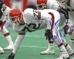 Autographed DAVE PUZZUOLI 8X10 Cleveland Browns Photo
