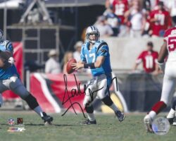 Autographed JAKE DELHOMME 8X10 Carolina Panthers photo