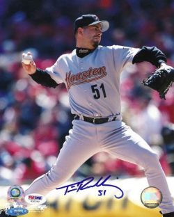 AUTOGRAPHED TIM REDDING 8x10 Houston Astros Photo Tristar