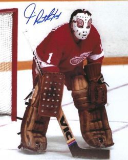 Autographed JIM RUTHERFORD 8x10 Detroit Red Wings Photo