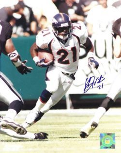 Autographed CHRIS WATSON 8X10 Denver Broncos Photo