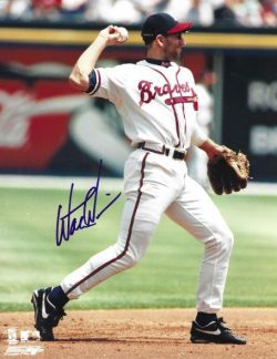 AUTOGRAPHED WALT WEISS 8X10 Atlanta Braves photo