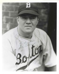 AUTOGRAPHED NATE ANDREWS 8X10 Boston Braves photo