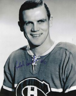 Autographed RALPH BACKSTROM 8X10 Montreal Canadiens Photo