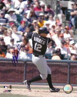 AUTOGRAPHED CLINT BARMES 8X10 Colorado Rockies Photo