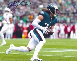 Autographed SYDNEY BROWN 8X10 Philadelphia Eagles Photo