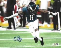 Autographed CHAUNCEY GARDNER-JOHNSON 8X10 Philadelphia Eagles Photo Beckett
