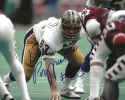 Autographed DAVE PUZZUOLI 8X10 Pitt Panthers Photo