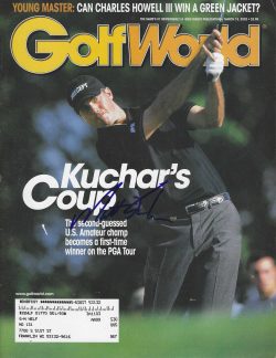 Autographed MATT KUCHAR PGA Golf World Magazine 3/15/2002