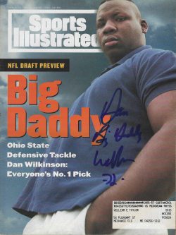 Autographed DAN WILKINSON Ohio State Buckeyes Sports Illustrated 4/25/1994
