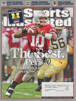Autographed TROY SMITH Ohio State Buckeyes Sports Illustrated 11/27/2006