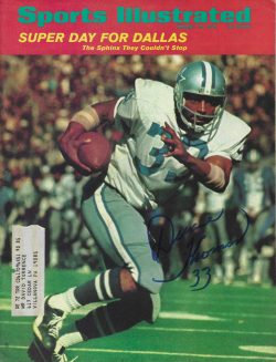 Autographed DUANE THOMAS Dallas Cowboys Sports Illustrated 1/24/1972