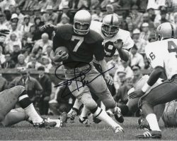 Autographed JOE THEISMANN Notre Dame Fighting Irish 8x10 Photo