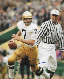 Autographed JOE THEISMANN Notre Dame Fighting Irish 8x10 Photo
