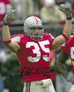 Autographed MATT WILHELM Ohio State Buckeyes 8x10 Photo