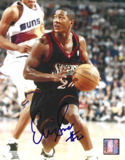 Autographed ERIC SNOW  8X10 Philadelphia 76ers Photo