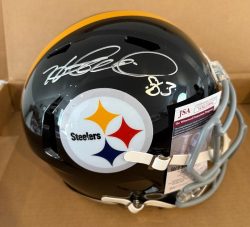 HEATH MILLER Pittsburgh Steelers Full-Size Replica Football Helmet -JSA