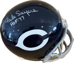 GALE SAYERS Chicago Bears Full-Size Replica Football Helmet -JSA