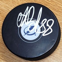 Autographed ANDREI VASILEVSKIY Tampa Bay Lightning Hockey Puck