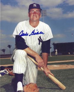 AUTOGRAPHED JAKE GIBBS 8X10 NEW YORK YANKEES photo