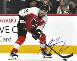 Autographed SCOTT LAUGHTON 8X10 Philadelphia Flyers Photo