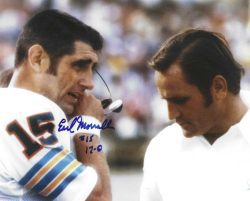 Autographed EARL MORRALL 8x10 Miami Dolphins photo