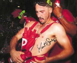AUTOGRAPHED GARRETT STUBBS 8X10 Philadelphia Phillies Photo