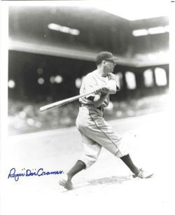 AUTOGRAPHED ROGER DOC CRAMER 8X10 Detroit Tigers Photo