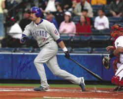 AUTOGRAPHED MARK DEROSA 8x10 Chicago Cubs Photo
