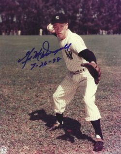 AUTOGRAPHED GIL MCDOUGALD 8X10 New York Yankees Photo