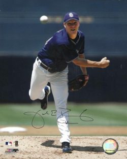AUTOGRAPHED JAKE PEAVY 8X10 San Diego Padres photo