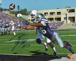Autographed TYLER LOCKETT Kansas State Wildcats 8x10  Photo