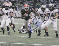 Autographed KNOWSHON MORENO Georgia Bulldogs 8x10 Photo