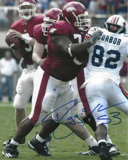 Autographed REGGIE TORBOR Auburn Tigers 8x10  Photo