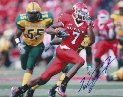 Autographed TIQUAN UNDERWOOD Rutgers Scarlet Knights 8x10  Photo
