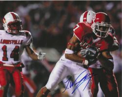 Autographed TIQUAN UNDERWOOD Rutgers Scarlet Knights 8x10 Photo