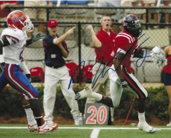 Autographed MIKE WALLACE Ole Miss Rebels 8x10  Photo