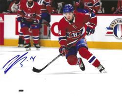 Autographed NICK SUZUKI 8X10 Montreal Canadiens Photo