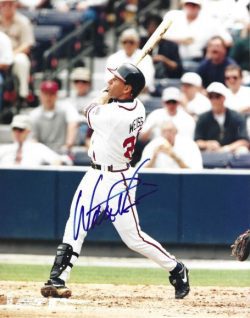 AUTOGRAPHED WALT WEISS 8X10 Atlanta Braves photo