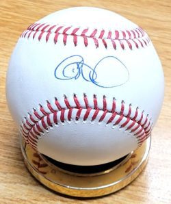Autographed COLE HAMELS Official Major League Baseball