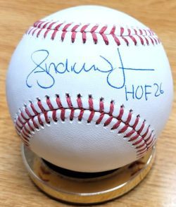 Autographed Andruw Jones "HoF 26" Official Rawlings Major League Baseball Beckett Wit Hologram