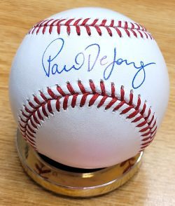 Autographed PAUL DE JONG Official Major League Baseball