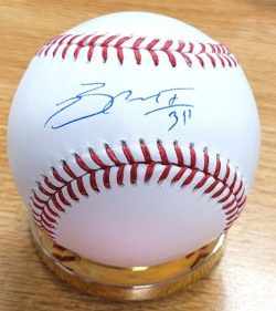 Autographed CEDRIC MULLINS Official Major League Baseball