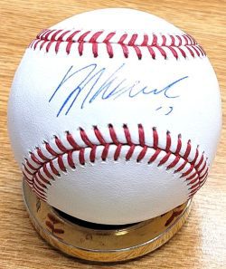 Autographed LUKE KEASCHALL Official Major League Baseball