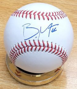 Autographed BRANDON MARSH Official Major League Baseball