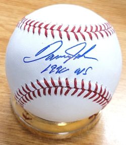 Autographed DANNY JACKSON "1990 WS" Official Major League Baseball