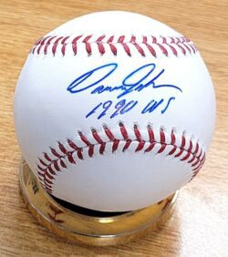 Autographed DANNY JACKSON "1990 WS" Official Major League Baseball